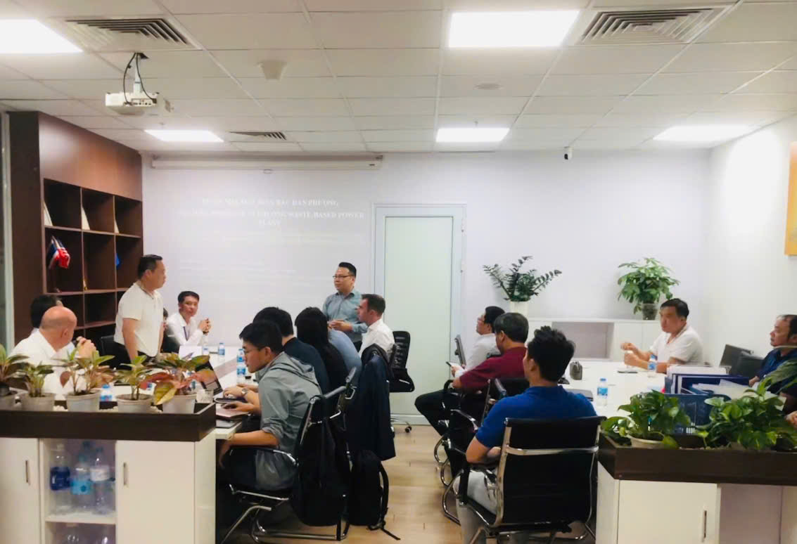 Hợp tác quốc tế thúc đẩy Dự án Điện rác Đan Phượng 800 tấn/ngày: Liên danh CHLB Đức – UAE – Trung Quốc làm việc cùng Viện RIDES và Thành Quang Group